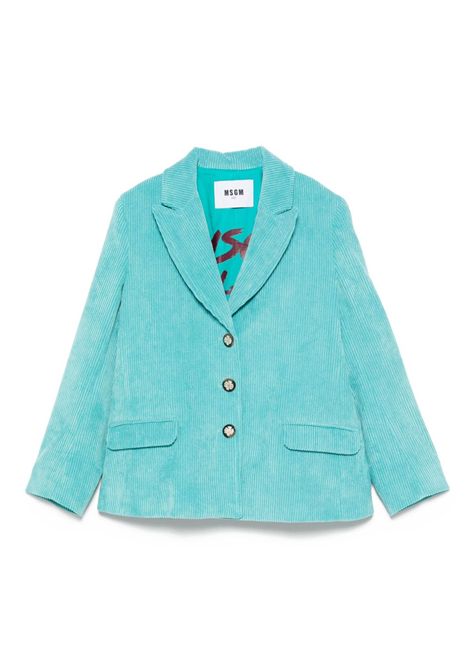 Giacca in velluto a coste MSGM KIDS | F5MSJGJK102MS037
